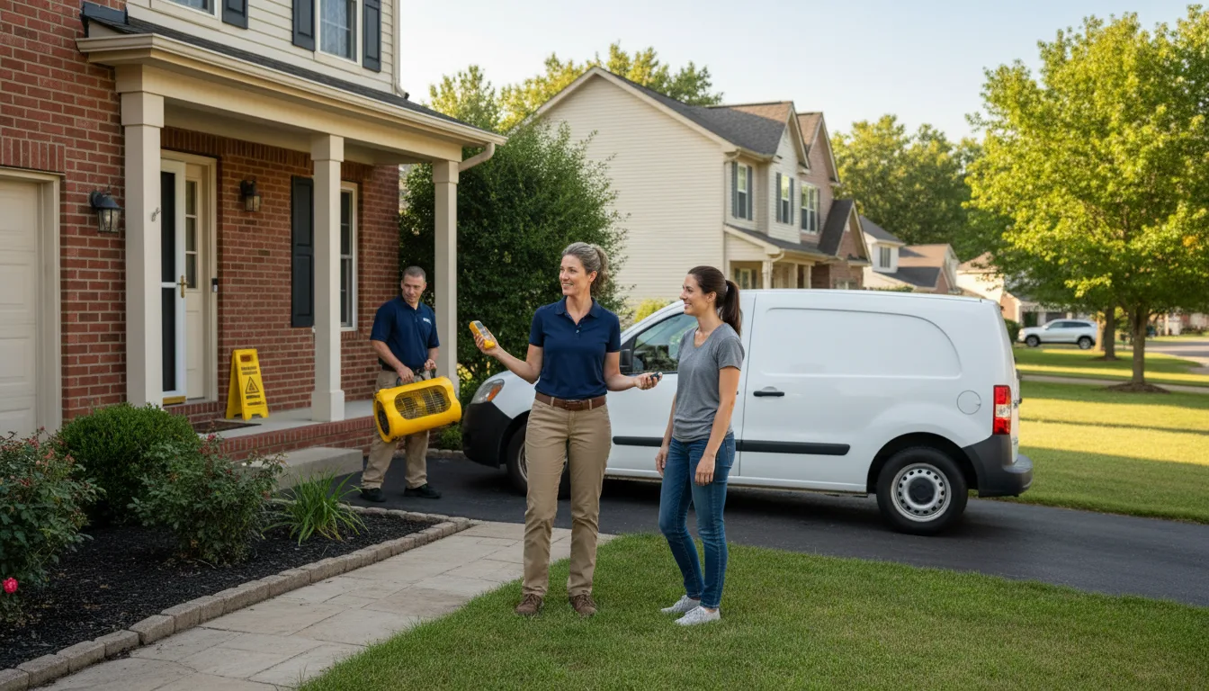 Water restoration image for Flood Water Cleanup, Removal And Restoration Services in Muskego, WI